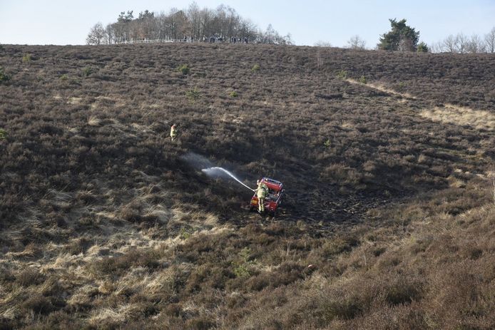 Zondagmiddag is er brand uitgebroken op de Postbank bij Rheden.