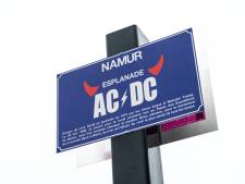 L'esplanade AC/DC et une statue de Brian Johnson inaugurées à Namur