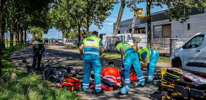 Het ongeval vond plaats op de kruising van de Wilgenweg met de Moerseweg in Hooge Zwaluwe.