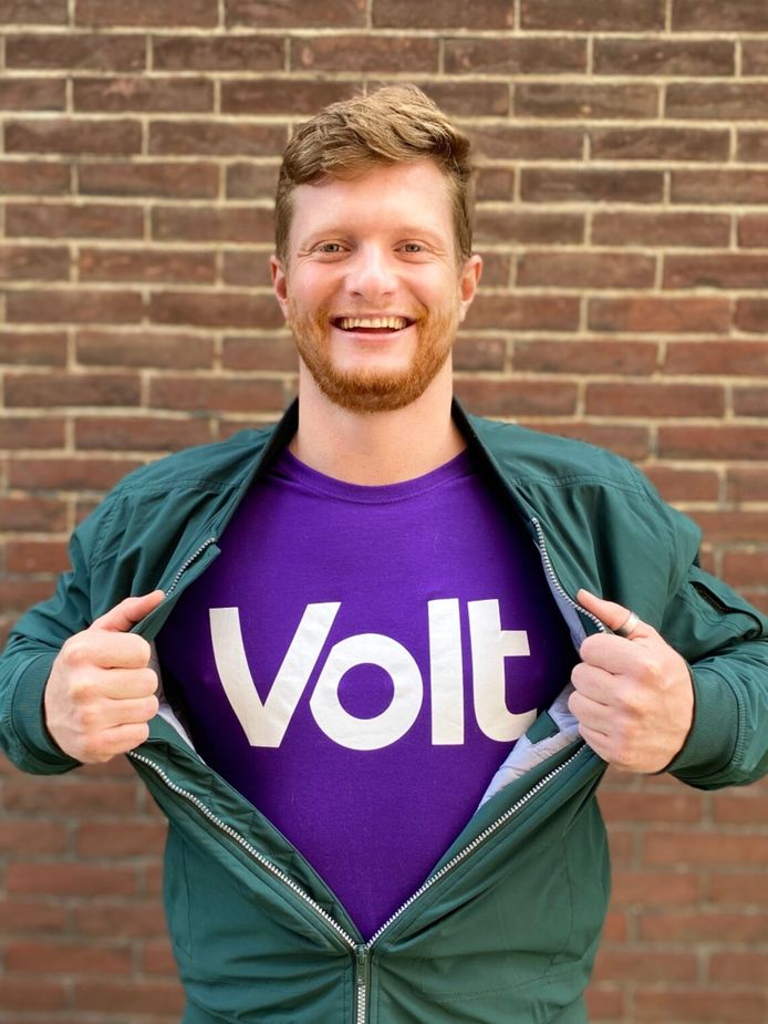 Floris Eigenhuis, voormalig kandidaat-Kamerlid voor Volt uit Amersfoort.