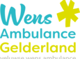 Het nieuwe logo van WensAmbulance Gelderland.