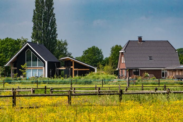 Peter van Ee strijdt al ruim een half jaar tegen de bouw van een schuur van 21 meter lang vlak naast zijn tuin.