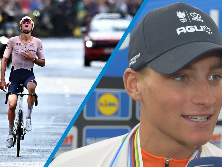 Mathieu van der Poel na wereldtitel: 'Heerlijke revanche na vorig jaar'