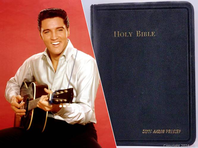Bijbel met persoonlijke notities van Elvis Presley gaat onder de hamer: “Er is al een bod van 27.000 euro”