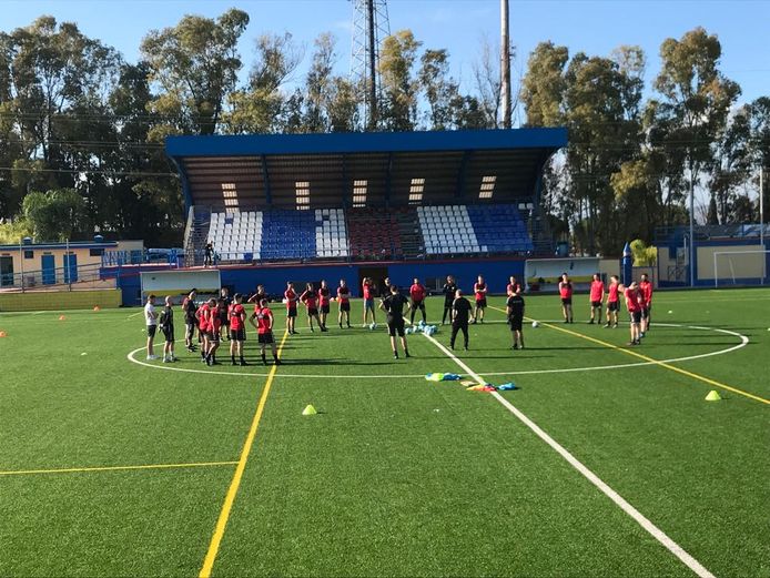 Rohda Raalte op trainingskamp in Torremolinos.