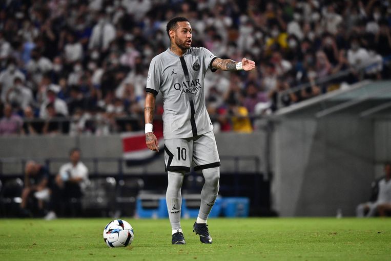Neymar voetbalt tegenwoordig bij Paris Saint-Germain. Beeld AFP
