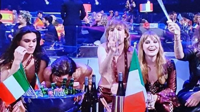 Organisatie reageert op controverse rond ‘snuivende’ Italiaanse Songfestival-winnaar: “Hij was een gebroken glas aan het opruimen”