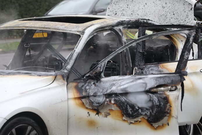 Autobrand in Berghem