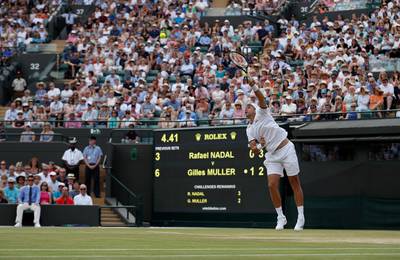 Müller maakt einde aan schitterende set-serie van Nadal