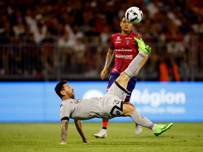 PSG laat geen spaander heel van Clermont, Messi scoort met heerlijke omhaal