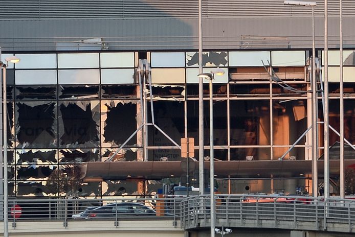 Een beeld van net na de aanslag in Zaventem.