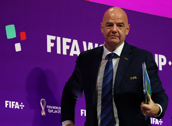 FIFA-voorzitter Infantino.