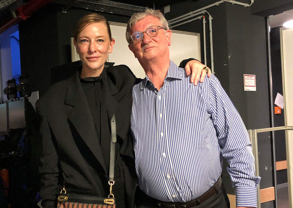 Cate Blanchett met Job Maarse. Beeld Privebeeld