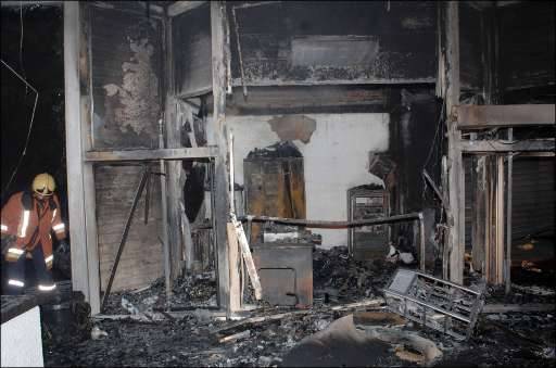 incendie volontaire a la piscine d