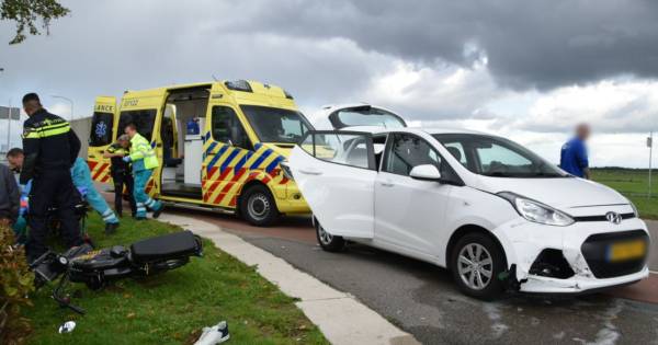 Bromfietser gewond bij aanrijding Huissen.