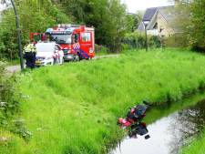 Man raakt met scootmobiel te water in Glanerbrug