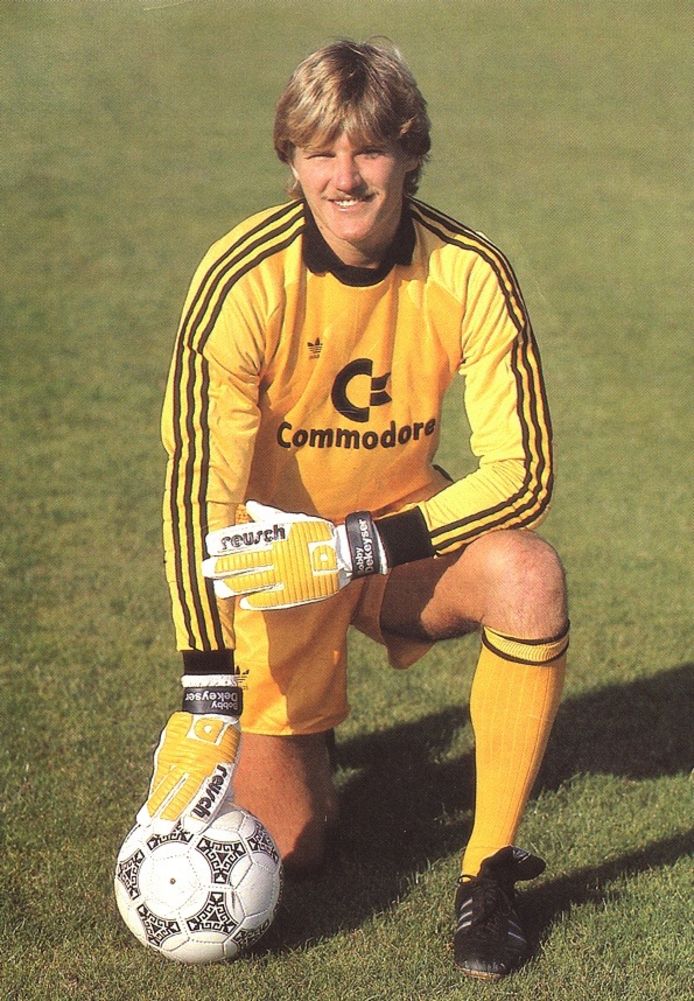 Bobby Dekeyser in 1987 bij Bayern München.