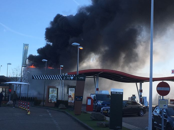 Grote brand in Oosterhout.
