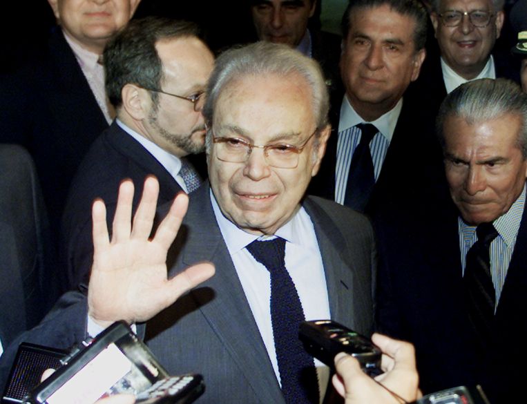 Javier Perez de Cuellar in 2000. Beeld REUTERS