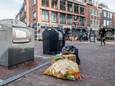 Afvalproblematiek in het centrum van Tiel.