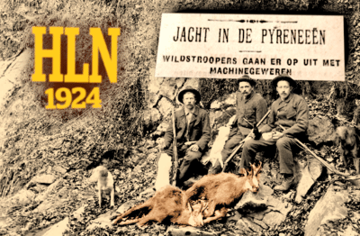 ▶ HLN 1924: “Cow guards take cover to escape the hail of bullets”