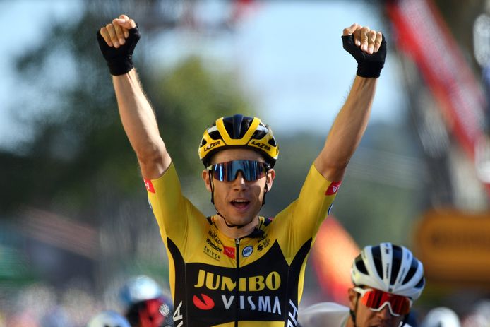 Wout van Aert won vorig jaar twee etappes in de Tour.