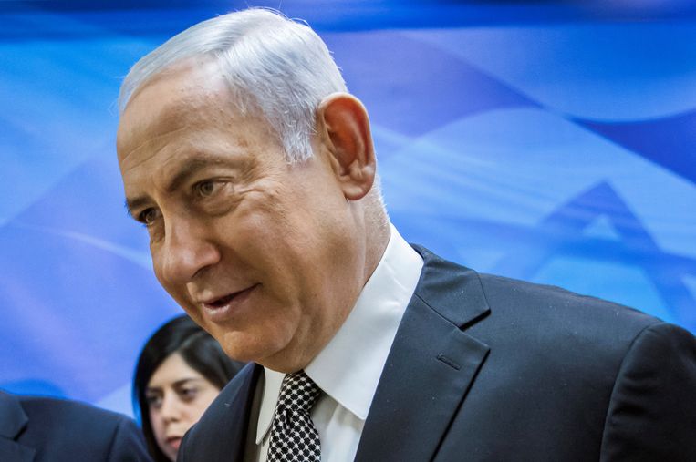 De Israëlische president Netanyahu wil zo'n 20.000 illegale Afrikaanse migranten zijn land uit.  Beeld REUTERS