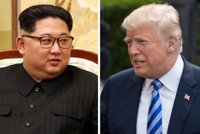 Kim Jong-Un en Donald Trump.