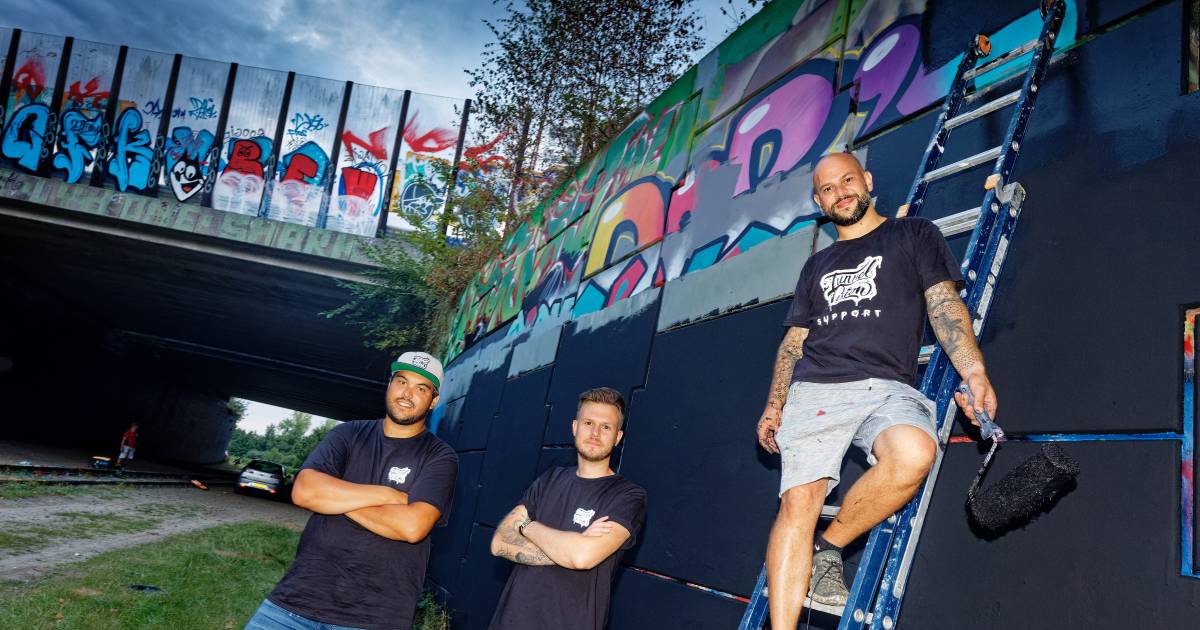 Graffiti bij Tunnelvision, met overleden Jan Pennings in het achterhoofd - Eindhovens Dagblad