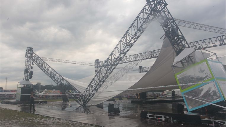 Cijfers van extreem onweer Pukkelpop: in 20 minuten ...