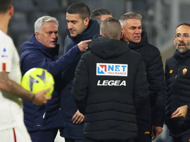 “Vierde ref zei dat ik me met eigen f*cking zaken moest bemoeien”: José Mourinho pakt alweer rood en wil arbitrage voor rechtbank