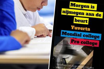 Bedreigingen met aanslagen op scholen in Wijchen en Nijmegen: dit is wat we tot nu toe weten