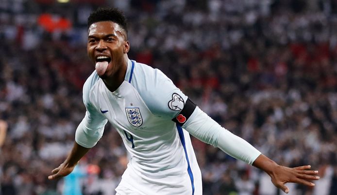 Sturridge in 2018 in het shirt van Engeland.