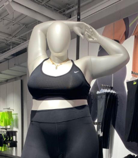 Nike installe des mannequins grande taille dans ses boutiques