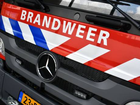 Brand in Burchtstraat binnenstad Groningen
