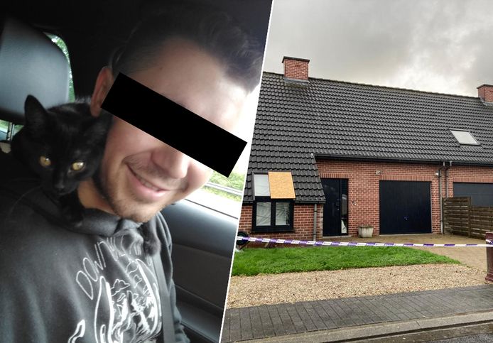Samuel C. viel zijn voormalige schoonvader aan in zijn woning in de Klaproosstraat in Torhout