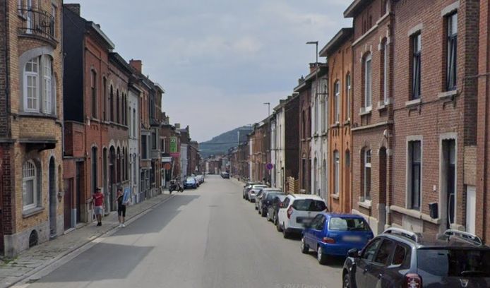 La rue Neuve à Charleroi.