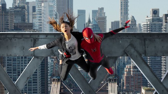 Zendaya en Tom Holland alias Michelle Jones en Spider-Man