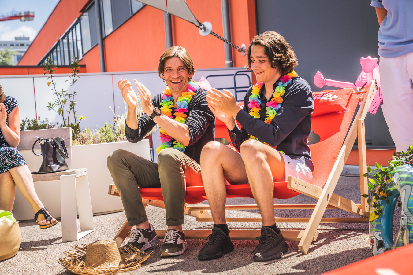 Grote naam met een groot hart Koen en Nono Wauters zijn peter van het kinderrevalidatiecentrum