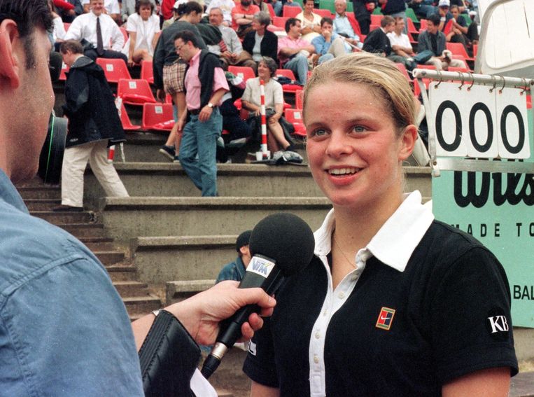 Kim Clijsters, 1998, Brussel. Beeld BELGA