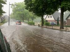 Wolkbreuk in Salland: Olst op zijn kop