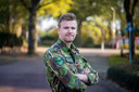 Ruben Ligtenberg in zijn Defensie-uniform.