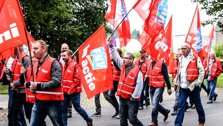 Behalve het kort geding heeft de FNV acties aangekondigd. Beeld anp