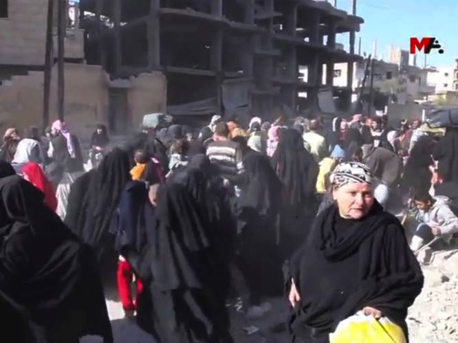 Als ratten in het nauw: IS gebruikt burgers als menselijk schild bij aftocht uit Raqqa