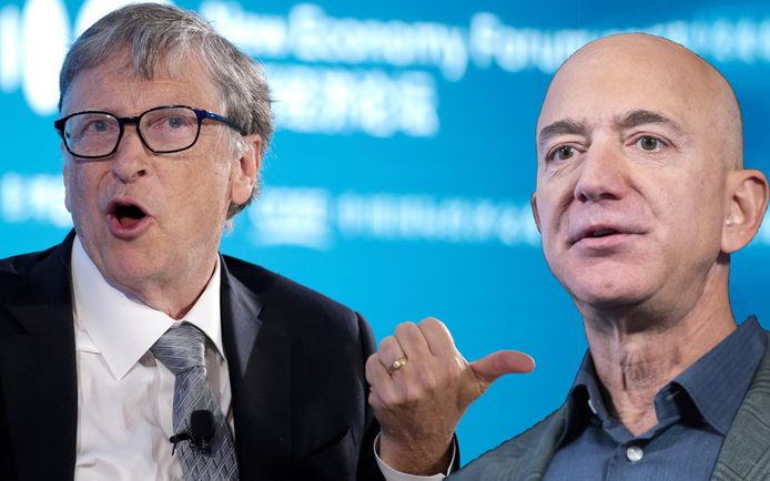 Bill Gates ziet zijn huwelijk twee jaar na Jeff Bezos ook op de klippen lopen. Beide miljardairs staan al jaren in de top vijf van rijkste mensen der aarde op de lijst van Forbes.