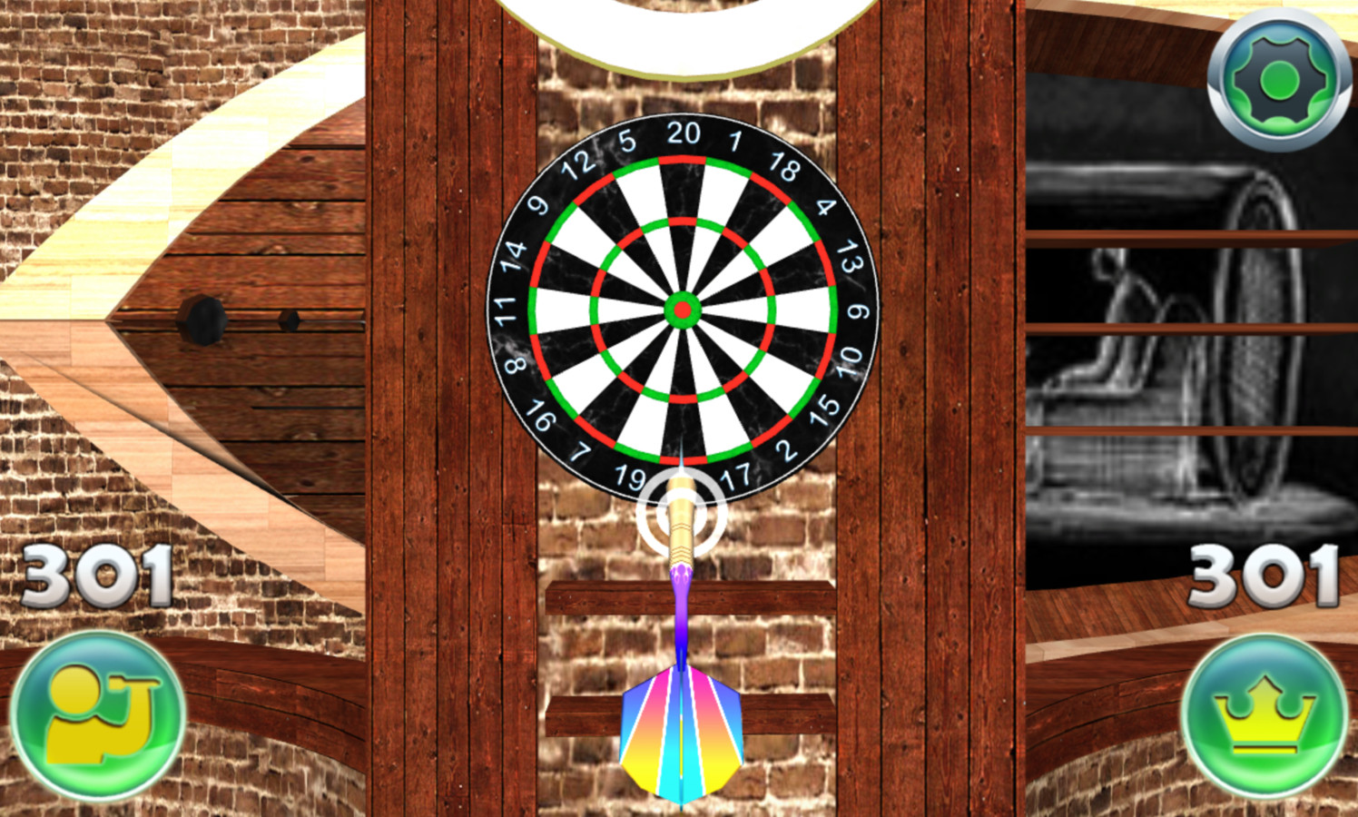 3D Darts is het online dartspel dat te spelen is op onze website.