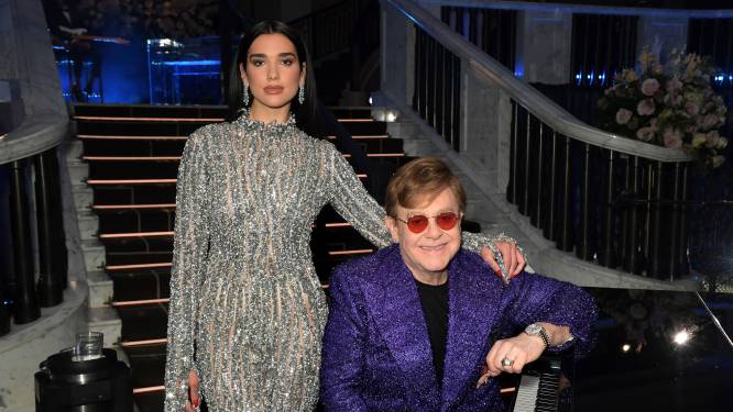 Elton John en Dua Lipa: een geslaagde kruising van twee popgeneraties