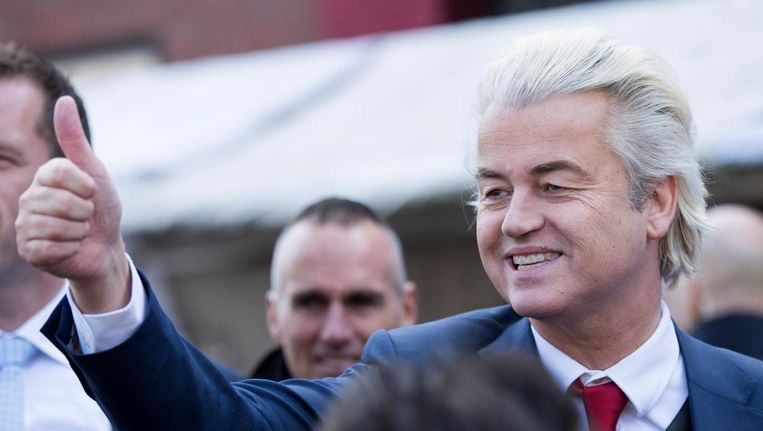 Geert Wilders voert campagne in Limburg Beeld anp