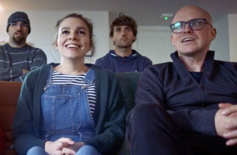 Elise Cordaro naast Philippe Geubels in 'Taboe' Beeld vrt