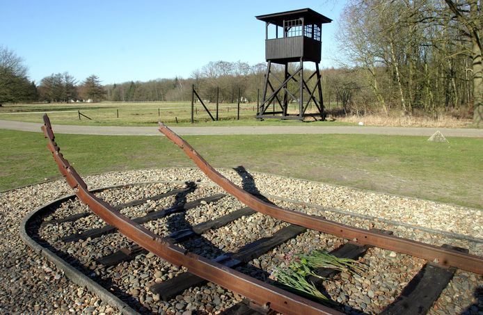 In May 1970, a monument designed by Ralph Prins, a former camp prisoner, was unveiled at the place where the railway to Camp Westerbork ended during the war years.